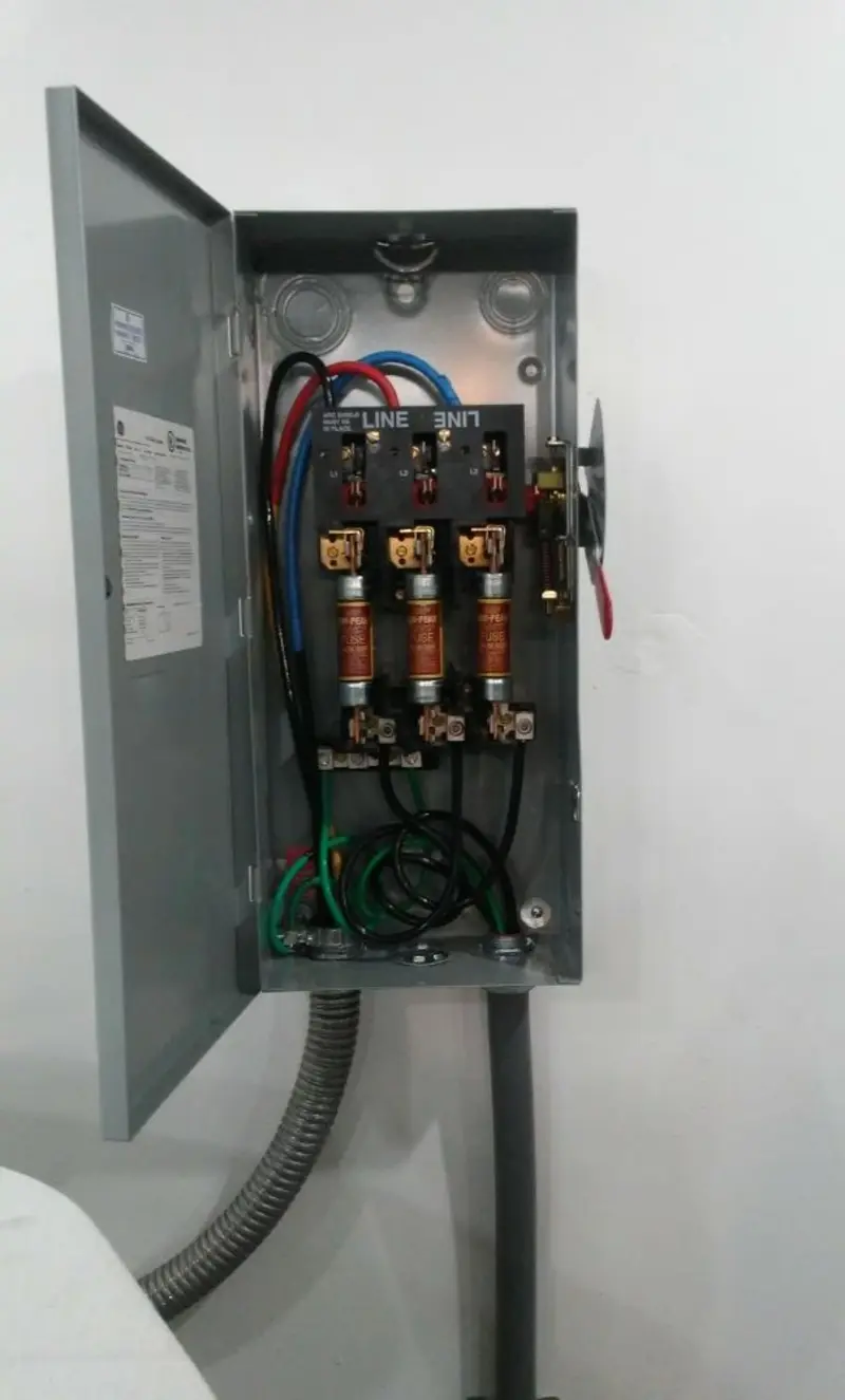 Three-phase disconnect switch installed for Electrical Wiring & Rewiring in Hutchinson Island South